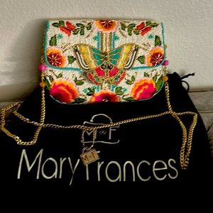 Small multi colored beaded bag  Mary Frances